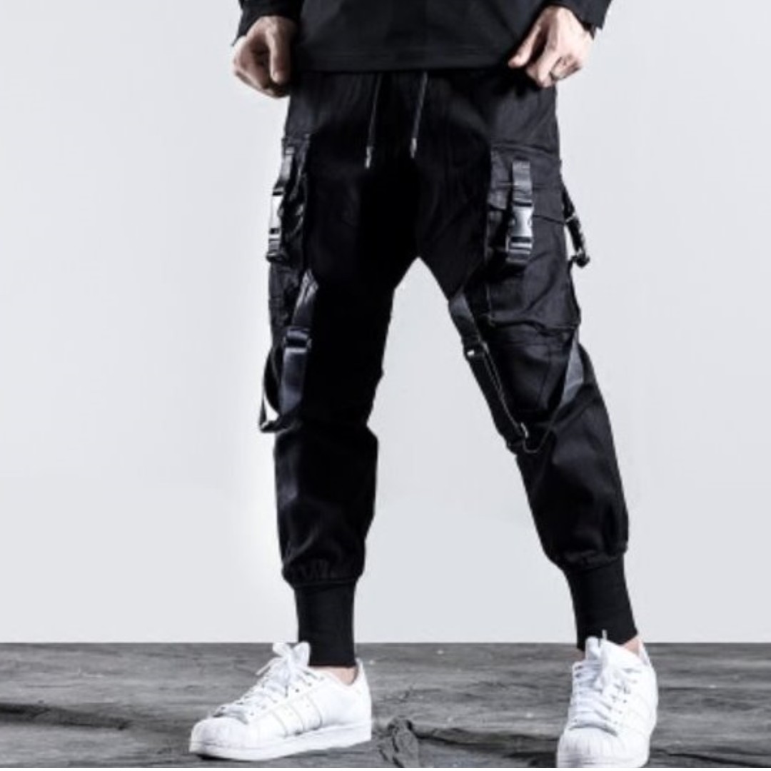 joggers with straps