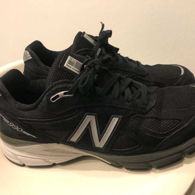 New Balance 990v4 black with silver, Men's Fashion, Footwear, Sneakers ...