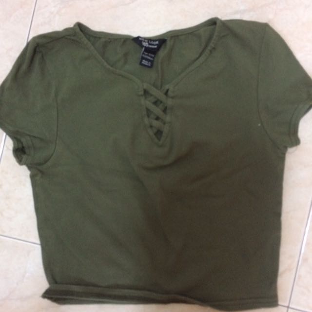New Look Lattice Shirt Women S Fashion Clothes Tops On Carousell