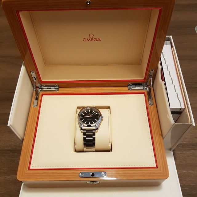 Priced to Sell Omega Seamaster Aqua Terra 150m Quartz 38.5mm Men Watch New and Never Used Luxury Watches on Carousell