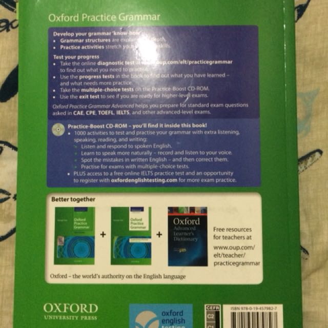 Oxford Practice Grammar with Answers ADVANCED Book, Hobbies & Toys ...