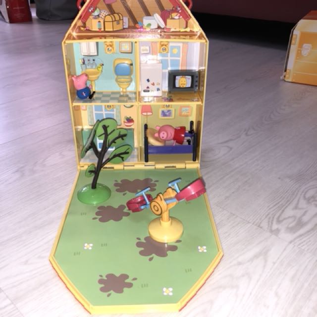 peppa's house & garden playset