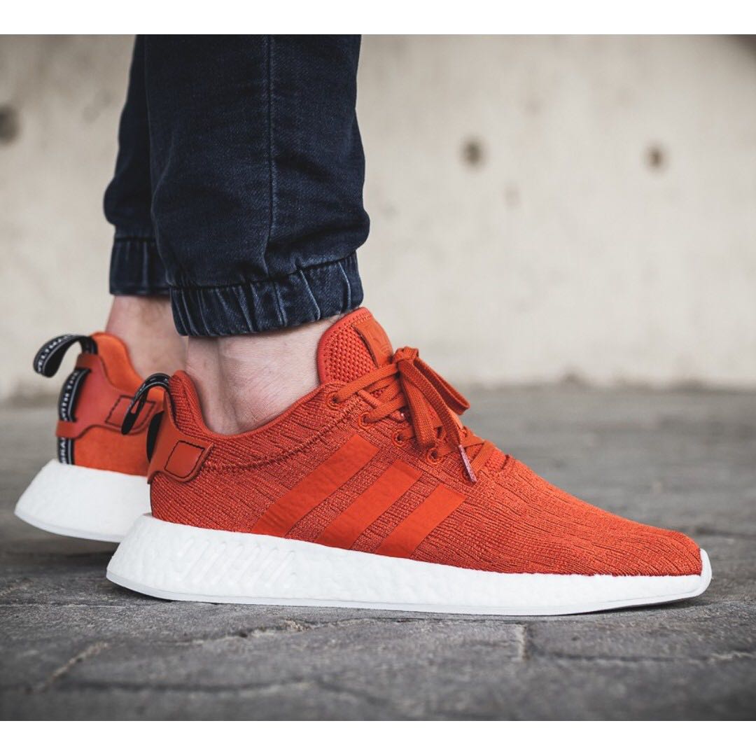 nmd r2 solar red