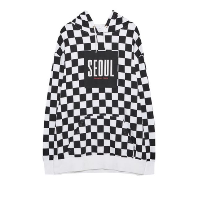 White checkered hoodie shop