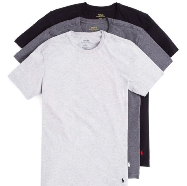 ralph lauren slim fit t shirt 3 pack