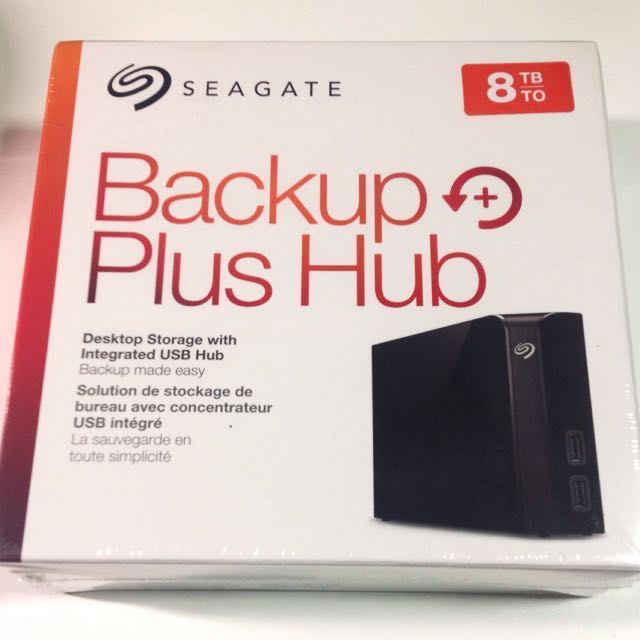 Seagate 8tb Backup Plus Hub External Desktop Hard Drive Storage For Pc Mac New Electronics Computer Parts Accessories On Carousell