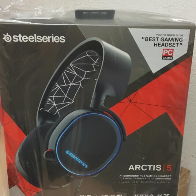 Steelseries Arctis 5 Gaming Headset Black And White 原價 11 優惠價 7 電子產品 其他 Carousell Steelseries Arctis 5 Gaming Headset Black And White 原價 11 優惠價 7 電子產品 其他 Carousell