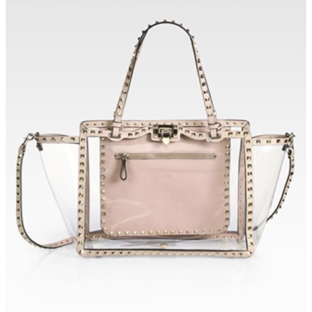 pvc valentino bag