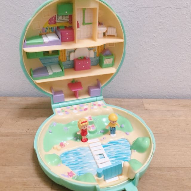Lot Figurines Polly Pocket Vintage – Bluebird – Maisons Et Animaux – Occasion