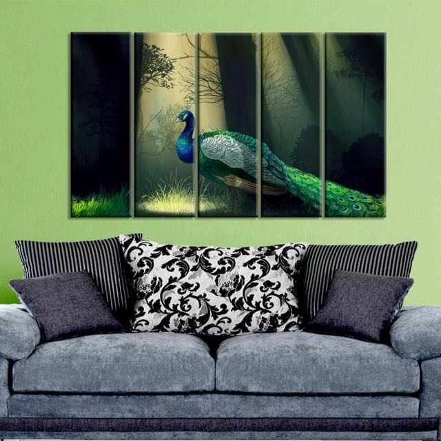 Wall Paintings 5 Frames On Carou Wall Paintings 5 Frames On Carou