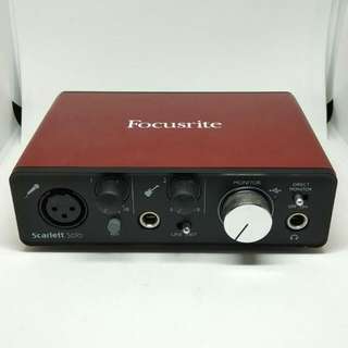 Focusritte scarlette solo 2nd generation