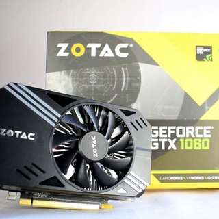 Affordable Gtx 1060 6gb Zotac For Sale Computers Tech Carousell Singapore