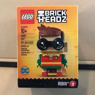 Robin Lego Brick HEADZ ( Authentic )