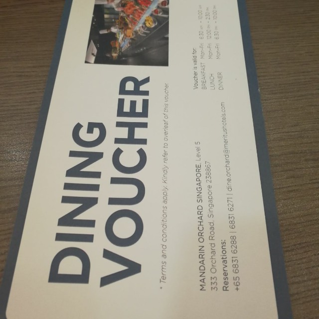 4 Triple Three Voucher Mandarin Hotel, Tickets & Vouchers, Vouchers