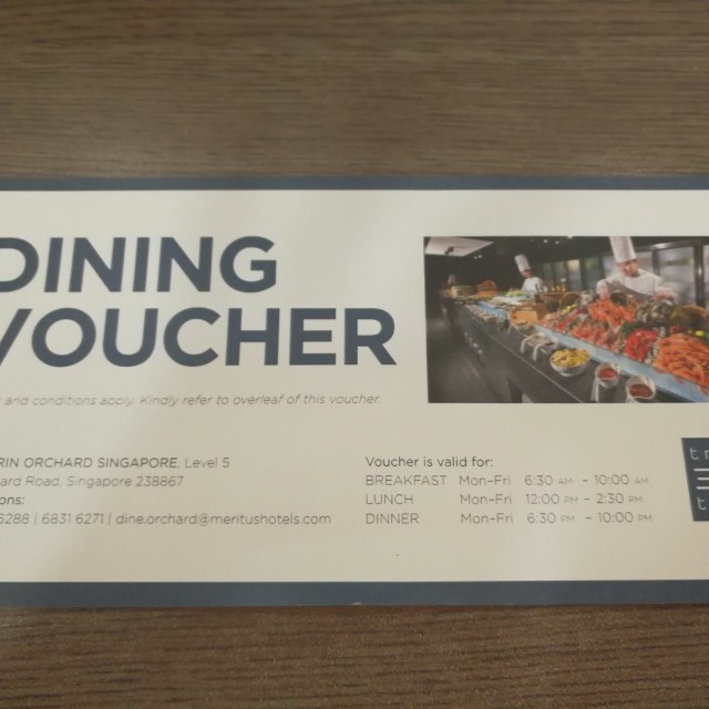 4 Triple Three Voucher Mandarin Hotel, Tickets & Vouchers, Vouchers