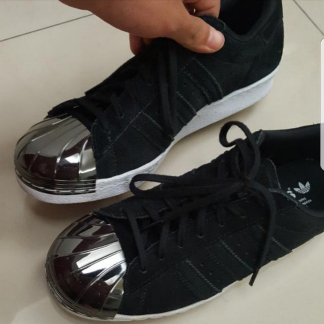 Adidas superstar sales metal toe mens