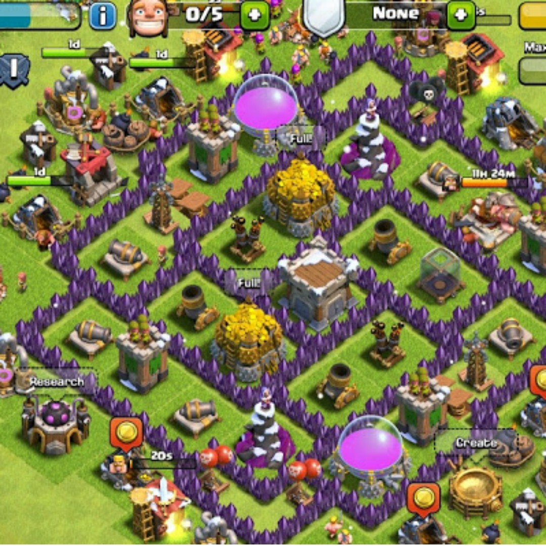 Clash of clans base th7