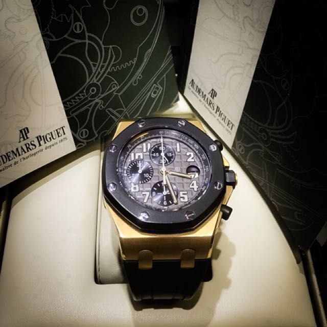ap watch black and gold