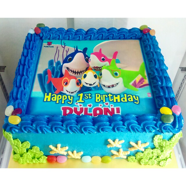 Baby Shark Photo Cake لم يسبق له مثيل الصور Tier3 Xyz