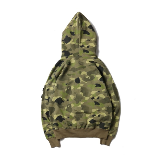 Bape X Undefeated UNDFTD Full Zip Shark Camouflage Hoodie Men s