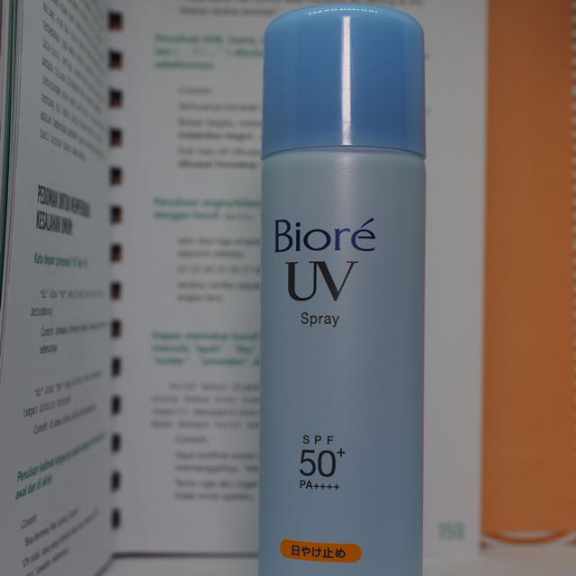 Biore Sun Spray SPF50+ PA++++, Kesehatan & Kecantikan, Kulit, Sabun ...