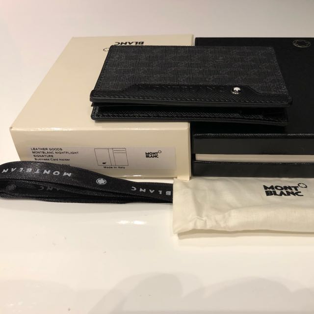 Montblanc nightflight business card holder sales