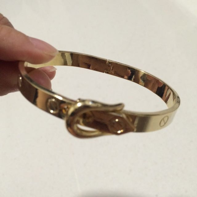 cartier love bracelet in belt shape
