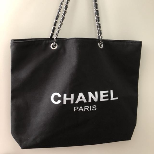 Chanel Canvas Tote Brand New Vip Promotional Bag Women S Fashion Bags Wallets On Carousell