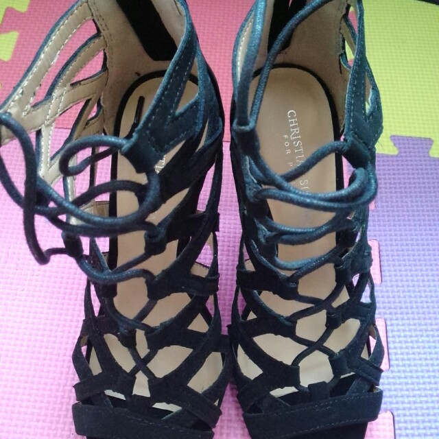 payless strappy heels