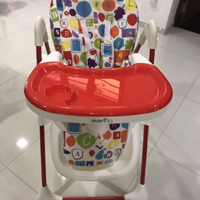 Evenflo Baby High Chair Babies Kids Nursing Feeding On Carou Photo