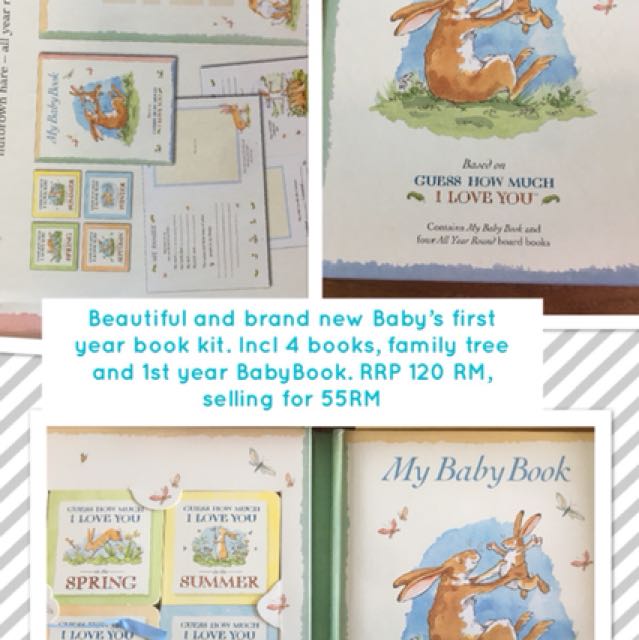 Guess How Much I Love You First Year Baby Book Babies Kids Others On Carousell