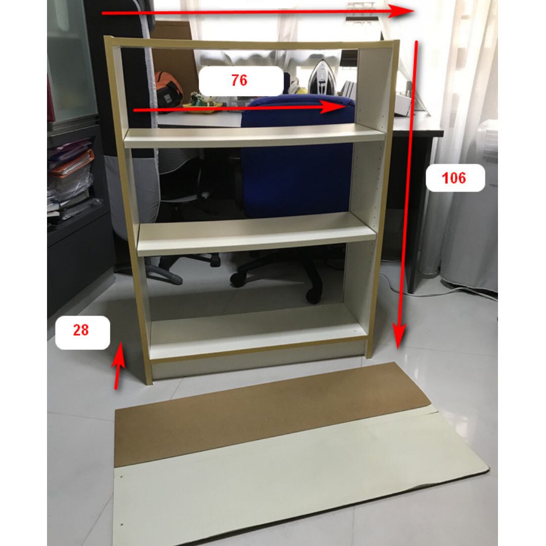 Billy White Bookcase 80x28x237 Cm Ikea