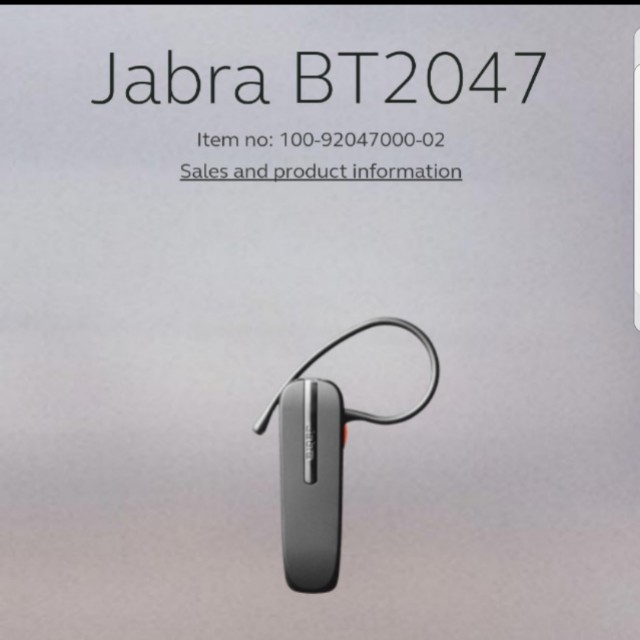 jabra bt2040 bluetooth headset