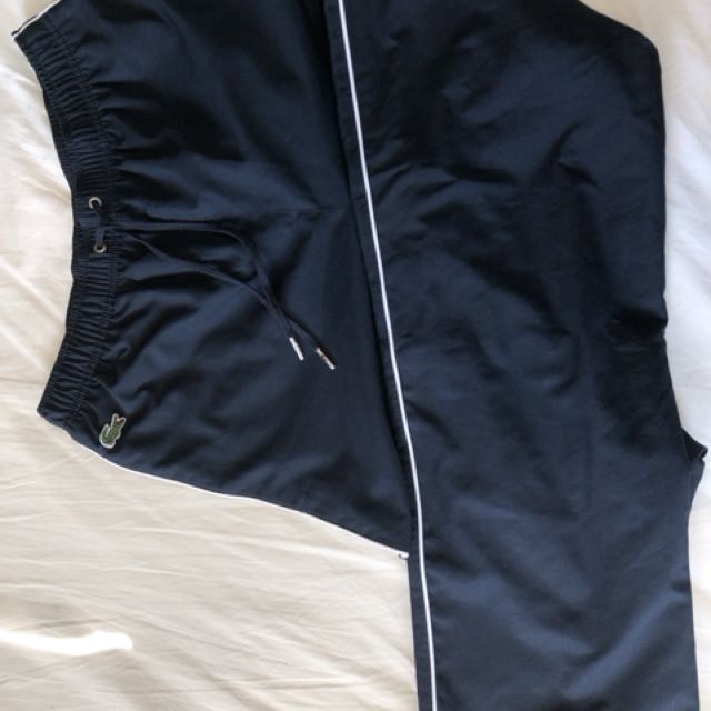 navy lacoste tracksuit