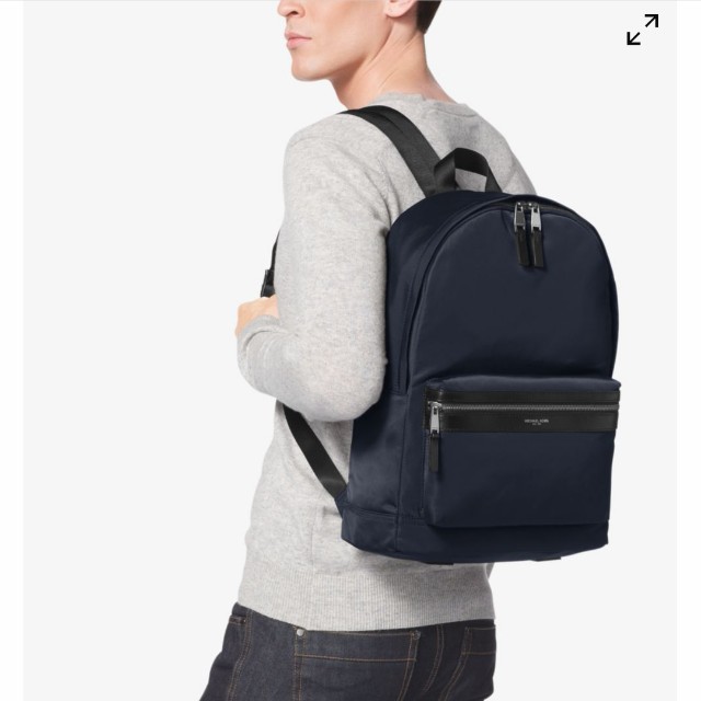 Michael Kors Kent nylon backpack Indigo Men s Fashion Bags Backpacks on Carousell