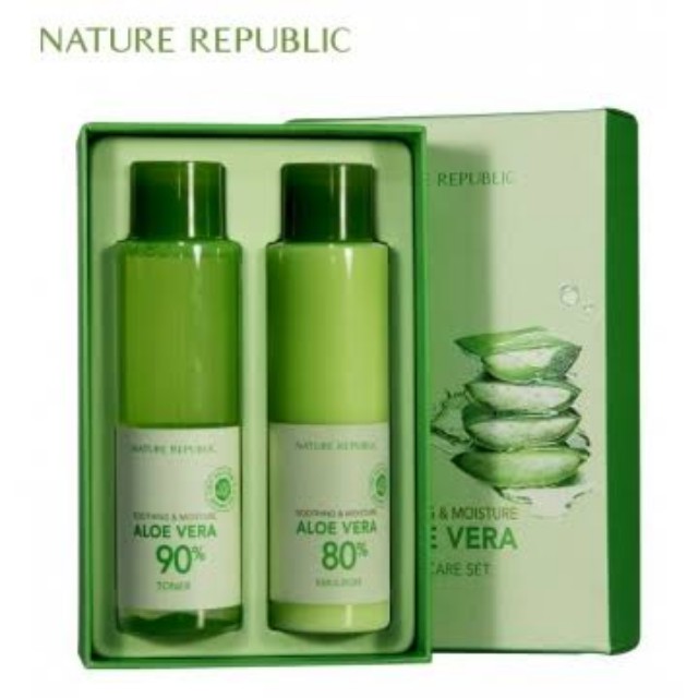 Nature Republic Sooting And Moisture Skincare Set Beauty Personal Care Face Face Care On Carousell Nature Republic Sooting And Moisture Skincare Set Beauty Personal Care Face Face Care On Carousell