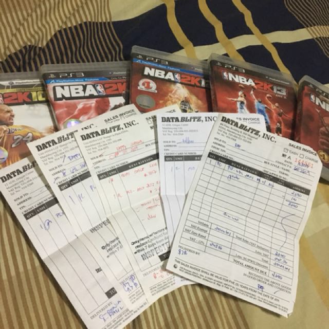 NBA GAMES BUNDLE (PS3) (Category: PlayStation) located in Pasig City. Submitted by thejcstore (Listing ID 151043888, Image 2). Description: NBA 2k10 - 2k11 - 2k12 - 2k13 - 2k14 ( SOLD AS BUNDLE) per piece - 600 each ALL ITEMS IN MINT CONDITION ALL ITEMS ARE 100% AUTHENTIC AND BOUGHT AT DATA BLITZ ALL CD’s ARE ALMOST SCRATCHLESS AND WORKING Slightly nego.