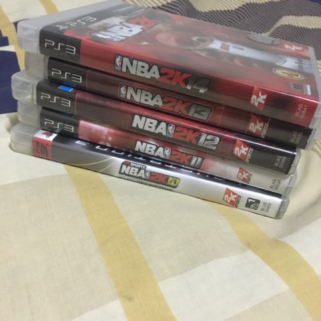 NBA GAMES BUNDLE (PS3) (Category: PlayStation) located in Pasig City. Submitted by thejcstore (Listing ID 151043888, Image 3). Description: NBA 2k10 - 2k11 - 2k12 - 2k13 - 2k14 ( SOLD AS BUNDLE) per piece - 600 each ALL ITEMS IN MINT CONDITION ALL ITEMS ARE 100% AUTHENTIC AND BOUGHT AT DATA BLITZ ALL CD’s ARE ALMOST SCRATCHLESS AND WORKING Slightly nego.