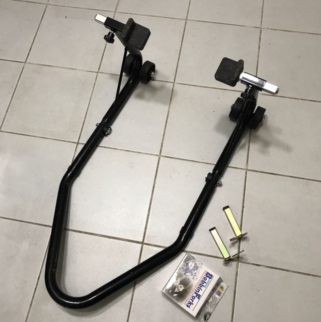 oxford big black bike rear stand