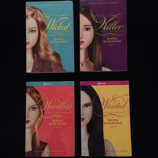 Pretty Little Liars Books 5-8 (Category: Storybooks) located in Manila. Submitted by mermaid_lagoon (Listing ID 99768814, Image 2). Description: Feel free to chat/message me for more inquiries 😊 ✏️Sara Shepard 📖Paperback 📖All original covers 💵Originally bought it for P315.00 each 🅰 Wicked - 250 🅰 Killer - ‼️S O L D‼️ 🅰 Flawless - 250 🅰 Wanted - 250 ✔️In very good condition ✔️No Rips ✔️No Tears ✔️No Writings ✔️Complete Pages ✔️With plastic