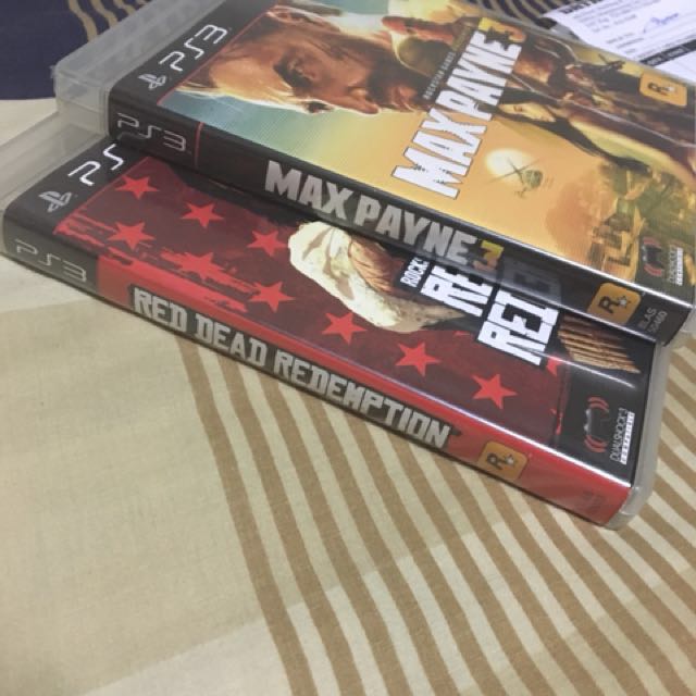 Rockstar Games PS3 (Category: PlayStation) located in Pasig City. Submitted by thejcstore (Listing ID 151055484, Image 3). Description: - RED DEAD REDEMPTION - MAX PAYNE 3 ALL ITEMS ARE IN MINT CONDITION ALL ITEMS ARE 100% AUTHENTIC AND BOUGHT AT DATA BLITZ ALL ITEMS ARE WELL TAKEN CARE OF AND 100% WORKING slight nego.