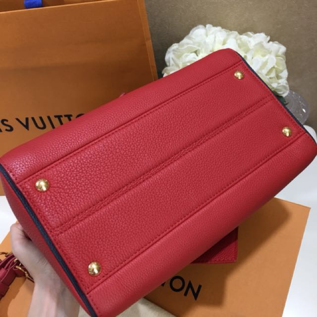 SOLD) Like Brand New Louis Vuitton Double V Bag in Classic Monogram and  Red, Luxury, Bags & Wallets on Carousell