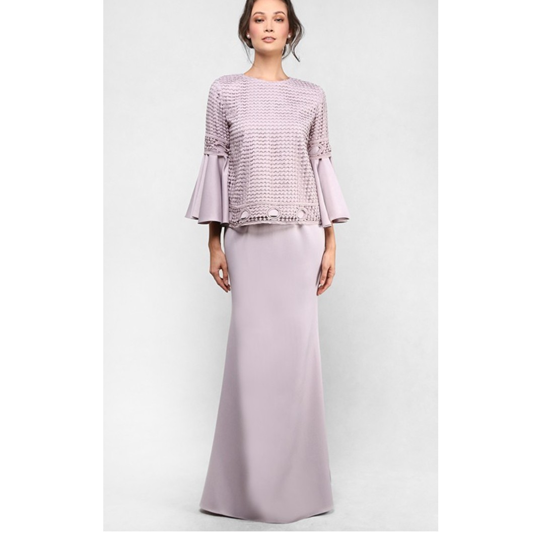 Paling Inspiratif Baju Kurung Kedah Moden Lace - Kelly Lilmer