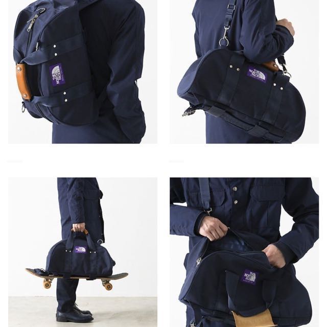 the north face purple label 3way duffle bag