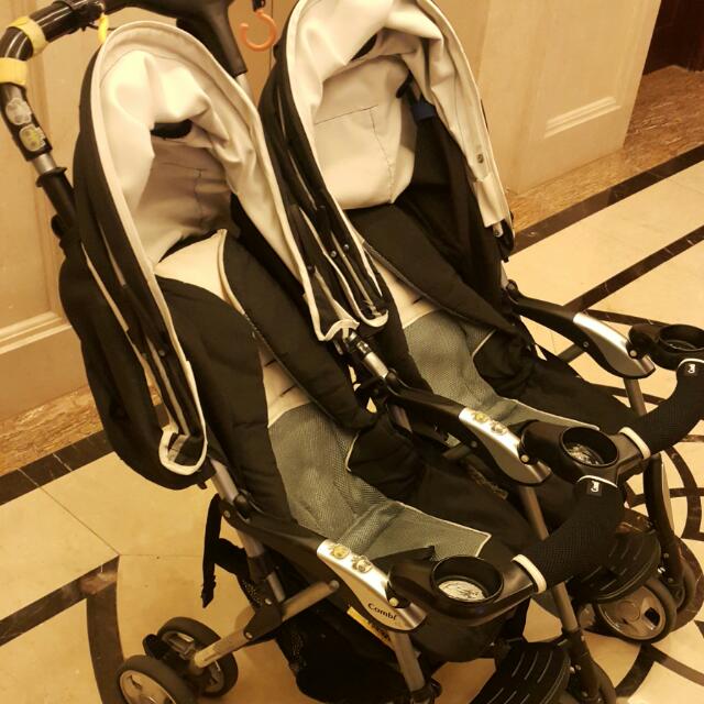 foldable twin stroller