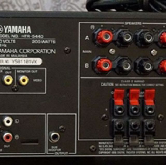 YAMAHA HTR 5440 AMPLIFIER, Audio, Soundbars, Speakers & Amplifiers on