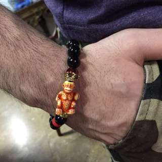 Monkey king in black Onyx bracelet