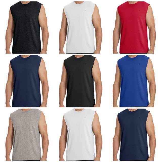 champion men's classic cotton muscle tee