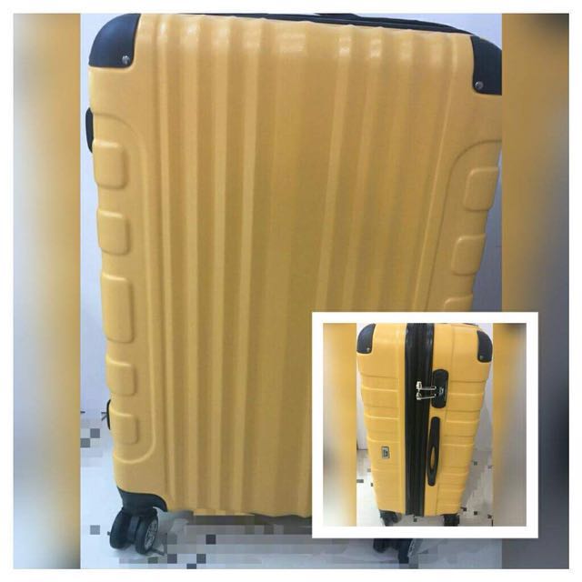 slazenger luggage yellow