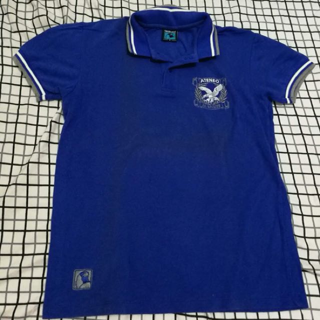 Ateneo Blue Polo Shirt, Men's Fashion, Tops & Sets, Tshirts & Polo ...
